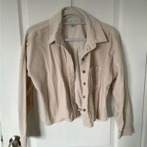 American eagle Cream Jean jacket